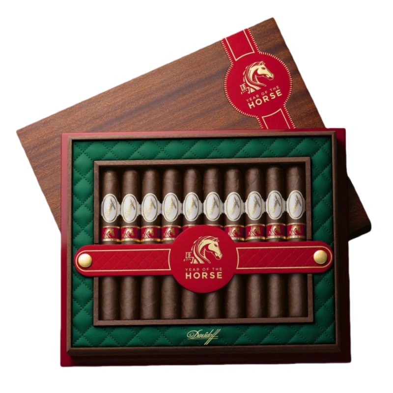 1-5745 Davidoff Year of the Horse Limited Edition 2026 10s 大衛杜夫 2026馬年限量版 10支/盒:圖片 1