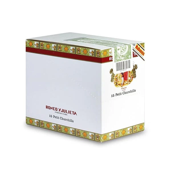 292a7540c1 ROMEO Y JULIETA PETIT CHURCHILLS 15s 羅密歐與茱麗葉 小邱吉爾紙盒鋁管 15支/盒 - Image 1